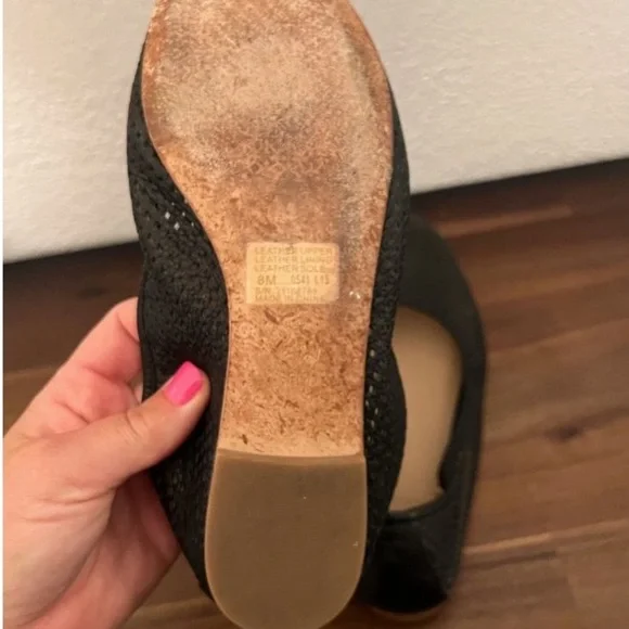 Tory Burch black slip on shoes - Picture 3 of 4